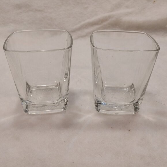 Crown Royal Square Whiskey Glasses - Set of 2 - Picture 1 of 3